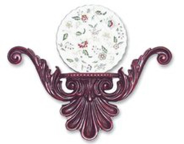 Single plate holder shelf - USA Made - Several available finishes
